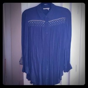 Anthropologie Floreat Button Up